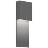 Inside Out Flat Box 17" High Gray LED Outdoor Wall Light