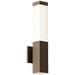 Inside Out Square Column 19 1/2"H Bronze LED Wall Light