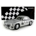 Minichamps 110037210 1:18 1955 Mercedes-Benz 300 SL (W198) -Silver