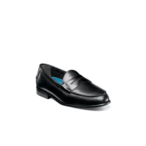 nunn-bush-mens-drexel-moc-toe-dress-penny-loafers,-black,-10.5m/