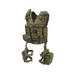 Barska Loaded Gear VX-100 Tactical Vest w/Leg Platforms OD Green Large BI12330