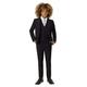 Roco Boys Black Modern Fit Suit, 3 Piece Wedding Suit, Jacket, Waistcoat & Trouser Set, 5 Years