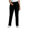 Ulla Popken Women's Stretchjeans Mony K Slim Jeans, Black Denim, 31