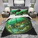 East Urban Home Modern & Contemporary Duvet Cover Set Microfiber in Green | Twin Duvet Cover + 1 Sham | Wayfair F0EF8013F15D4DF3A860A659A0D86CED