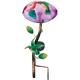 Regal Art & Gift 12350 - Purple Solar Mushroom Hummingbird Garden Stake