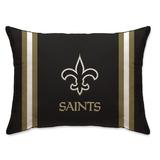 Black New Orleans Saints 20" x 26" Plush Bed Pillow