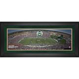 Colorado State Rams Framed 10" x 30" Canvas Stadium Panoramic Photograph