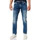 Timezone Herren Eduardotz Slim Jeans, Blau (White Aged Wash 3201), 30W / 32L EU