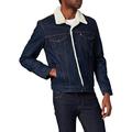 Levi's Men's Type 3 Sherpa Denim Jacket, Blue (Rockridge Trucker 0084), S