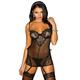 Shirley of Hollywood 20587 Medium Schwarz Hüfthalter Chemise