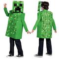 Disguise Kids Mojang Minecraft DISK65642K Classic Creeper Costume, Boys, Green, Medium, M