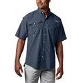 Columbia Men's Bahama II UPF 30 Short Sleeve PFG Fishing Shirt, Collegiate Navy, X-Large