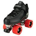 Riedell Skates - Dart - Quad Roller Speed Skates | Black | Size 3