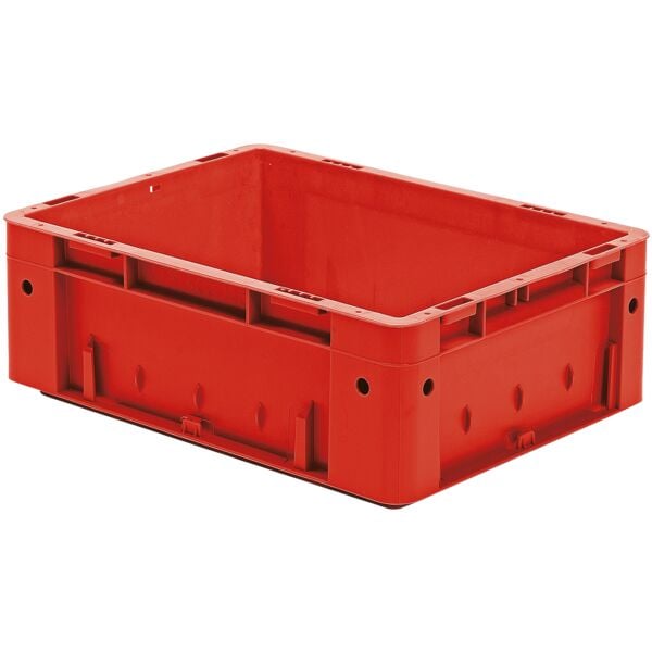 SCHULTE Lagertechnik Euro-Stapelkästen 30/40/14,5 cm rot, 30x14.5x40 cm
