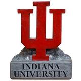 Indiana Hoosiers 18" Trident Stone Mascot Collegiate Legacy Statue