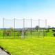 FORZA Stop That Ball™ - Socketed Ball Stop Net and Post System – Multi-Sport Ball Stop Netting System for the Garden, School or Sports Clubs (50ft)