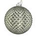 Vickerman 573051 - 6" Wrought Iron Durian Glitter Ball Christmas Tree Ornament (4 pack) (N188723D)