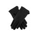 Dents Samantha Women's Faux Fur Lined Leather Gloves BLACK L