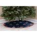 Blue Chicago Bears Micro Plush Christmas Tree Skirt