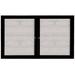 AARCO Outdoor Wall Mounted Bulletin Board Cork/Metal in White/Black | 36 H x 60 W x 4 D in | Wayfair ODCC3660RIBK