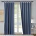 Alcott Hill® Mcgowen 100% Cotton Solid Room Darkening Thermal Tab Top Curtain Panels Metal in Green/Blue | 72 H in | Wayfair