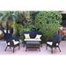 August Grove® Bellas 4 Piece Sofa Set w/ Cushions in Black | Outdoor Furniture | Wayfair AGGR5334 47322748