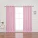 Alcott Hill® Schaeffer Solid Blackout Thermal Grommet Curtain Panels Polyester in Pink | 84 H in | Wayfair ACOT4344 38139479