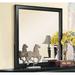 Alcott Hill® Wysocki Rectangular Traditional Dresser Mirror Wood in Black | 38.28 H x 36 W x 1 D in | Wayfair C55D998E78454128800357FF60300936