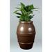 Allied Molded Products Reflection Composite Pot Planter Plastic/Metal in Indigo | 34 H x 34 W x 32 D in | Wayfair 1LEL-3432-PD-37