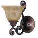 Astoria Grand Baver 1-Light Armed Sconce Glass/Metal in Brown | 11 H x 7 W x 11 D in | Wayfair ASTG5008 33964429