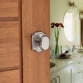 Baldwin Carnaby Passage Door Knob in Gray | 3.5 H x 2.8 W in | Wayfair 352CYKARB15CP6ALRCS