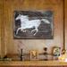 Designocracy Horse Decorative Shabby Elegance Rustic Wooden Board Wall Décor in Brown/Gray | 6 H x 8 W x 1.5 D in | Wayfair 98153-08