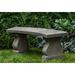 Astoria Grand Zimelman Cast Stone Garden Outdoor Bench Stone/Concrete in Gray | 16.75 H x 44 W x 17.5 D in | Wayfair ARGD5036 43865492