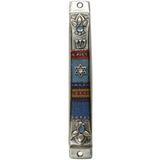 Ben and Jonah Ultimate Judaica Mezuzah Case Glass in Blue | 3 H x 0.5 W x 0.5 D in | Wayfair MGW-LAMZ5373