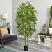 Primrue Bamboo Tree UV Resistant (Indoor/Outdoor) Silk/Plastic | 72 H x 33 W x 33 D in | Wayfair BNGL1461 25902642