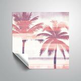 Bay Isle Home™ Beachscape Palms III Removable Wall Decal Vinyl in Pink | 18 H x 18 W in | Wayfair 86E31EDFDF4F473085B1854C2819E230