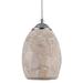 Dakota Fields Fincastle 1-Light Single Bell Pendant in Brown/Gray/White | 6.1 H x 5 W x 5 D in | Wayfair 1CD7214CED4E4FC684E303747F9F227E