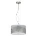 Besa Lighting Tamburo 3 - Light Unique/Statement Drum Pendant in Gray | 7.88 H x 11.75 W x 15.75 D in | Wayfair 1KV-439100-SN