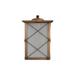 Brayden Studio® Steinberg Outdoor Wall Lantern Brass in White/Brown | 10.5 H x 6.5 W x 7.25 D in | Wayfair 70F935D4AF9043549C54526D0AD6760A