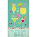 Bay Isle Home™ 'Happy Hour' Graphic Art Print on Wood in Green/Yellow Wood in Brown/Green/Yellow | 26 H x 15 W x 2 D in | Wayfair