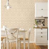 Brewster Home Fashions 33' x 20.5" Rosie Lattice Wallpaper Vinyl in Brown/White | 20.5 W in | Wayfair 2686-65862