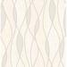 Brewster Home Fashions 33' x 20.5" Gille Geometric Wallpaper Non-Woven in White | 20.5 W in | Wayfair 2686-001967