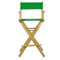 Casual Home Folding Director Chair w/ Canvas Solid Wood in Green/Brown | 45.5 H x 23 W x 19 D in | Wayfair CHFL1215 33418013