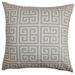 Wade Logan® Avdije Greek Key Bedding Sham Cotton Blend in Gray | 36 H x 20 W in | Wayfair BYST1746 40280722