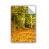 Charlton Home® Chippewa Forest Path Removable Wall Decal in Green/Yellow | 12 H x 8 W in | Wayfair CHRL5208 40022428