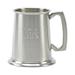 Creative Gifts International 16 oz. Pewter Beer Mug, Glass in White | 4.5 H x 4.25 W in | Wayfair 11098