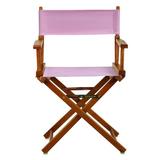 Casual Home Folding Director Chair Solid Wood in Pink | 33.75 H x 21.75 W x 17 D in | Wayfair 8DE8E6F28F154F55A65037450AEE7537
