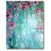 Courtside Market Hanging Rose II Painting Print on Wrapped Canvas in Green/Pink | 20 H x 16 W x 1.5 D in | Wayfair WEB-SG183