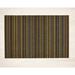 Chilewich Easy Care Skinny Stripe Shag Doormat Synthetics in White/Black/Brown | 2' x 3' | Wayfair 200133-002