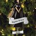 The Holiday Aisle® Personalized Graduation Gown Hanging Figurine Ornament Ceramic/Porcelain in Black | 4 H x 3 W x 0.25 D in | Wayfair